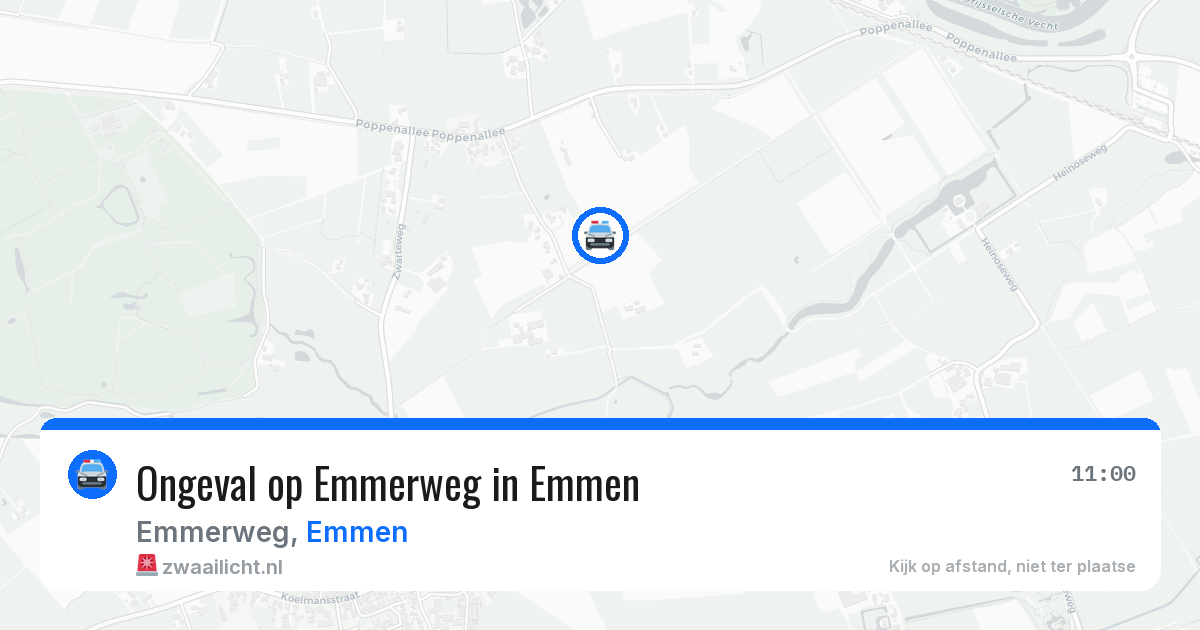 Ongeval op Emmerweg in Emmen — 24 apr 2026