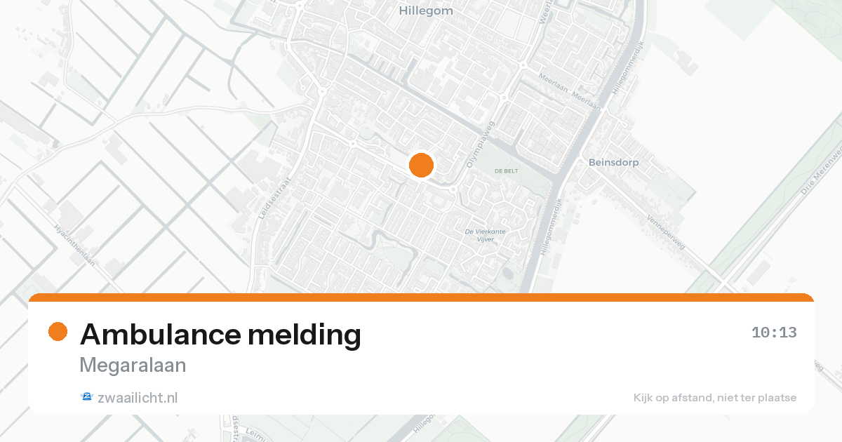 Ambulance melding — 7 feb 2026