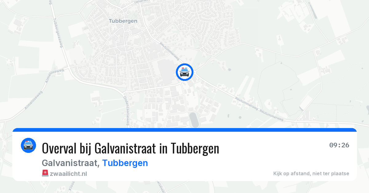 Overval bij Galvanistraat in Tubbergen — 4 mei 2026
