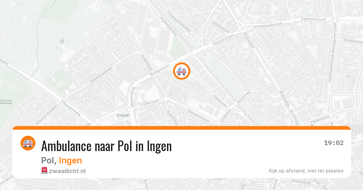 Ambulance naar Pol in Ingen — 4 jun 2026