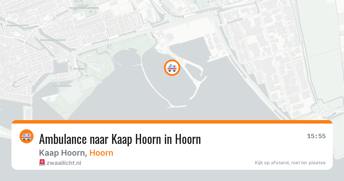 Ambulance naar Kaap Hoorn in Hoorn — 20 jul 2026