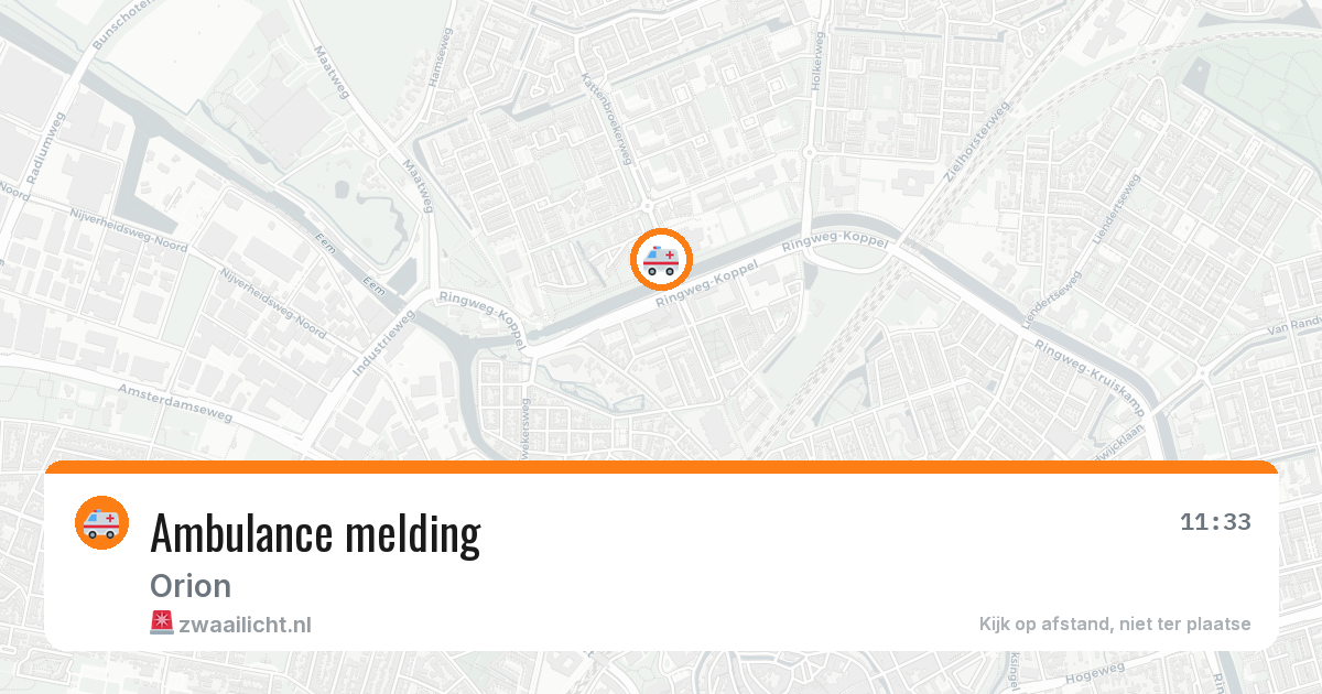 Ambulance melding — 7 mei 2026