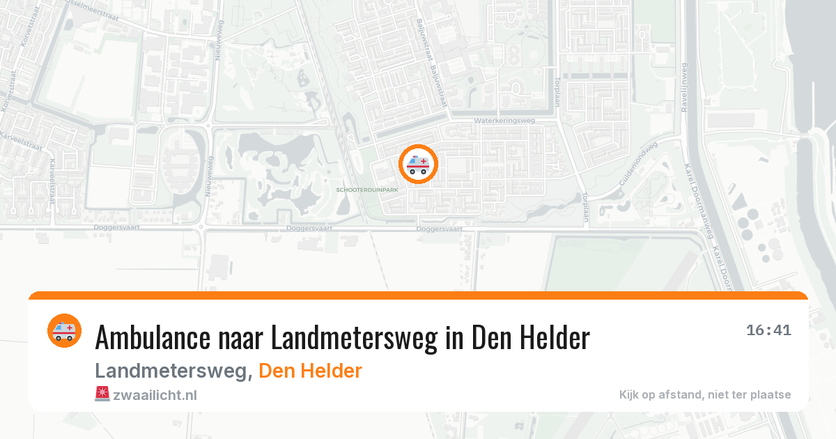Ambulance naar Landmetersweg in Den Helder — 3 apr 2026