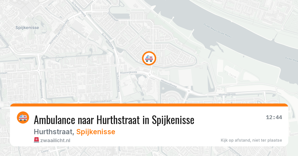 Ambulance naar Hurthstraat in Spijkenisse — 29 mei 2026