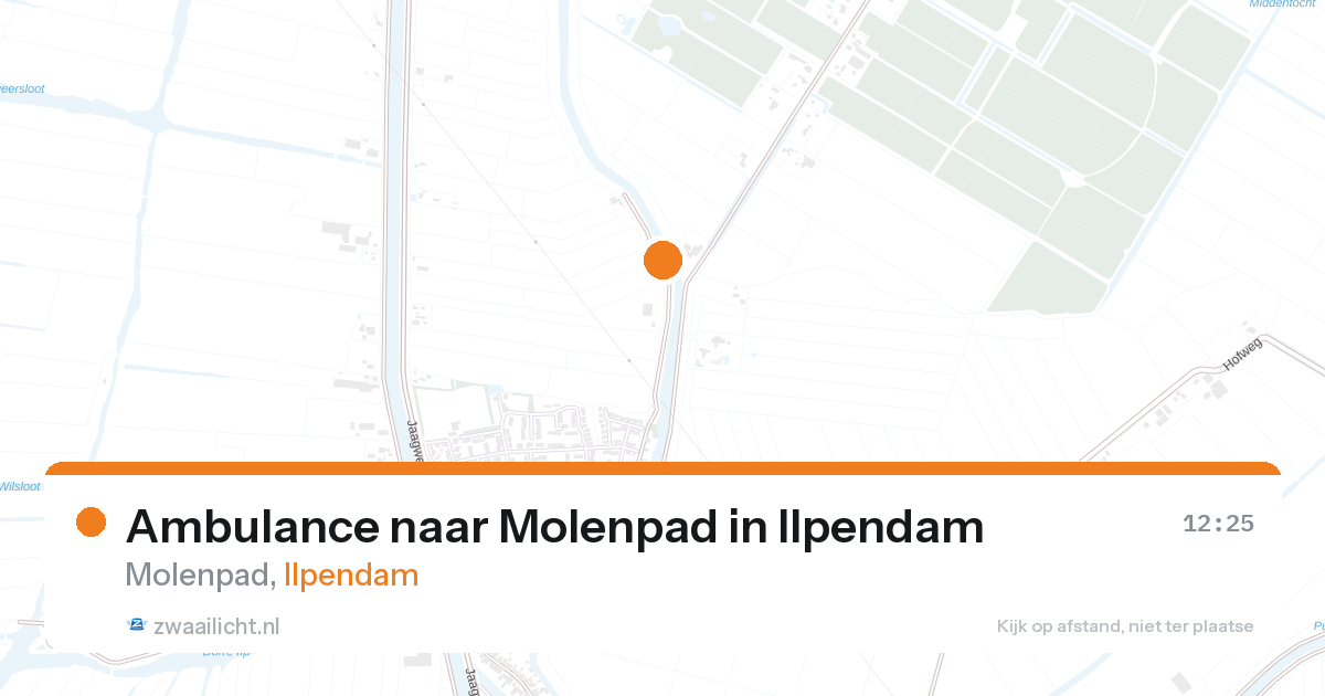 Ambulance naar Molenpad in Ilpendam — 20 aug 2026