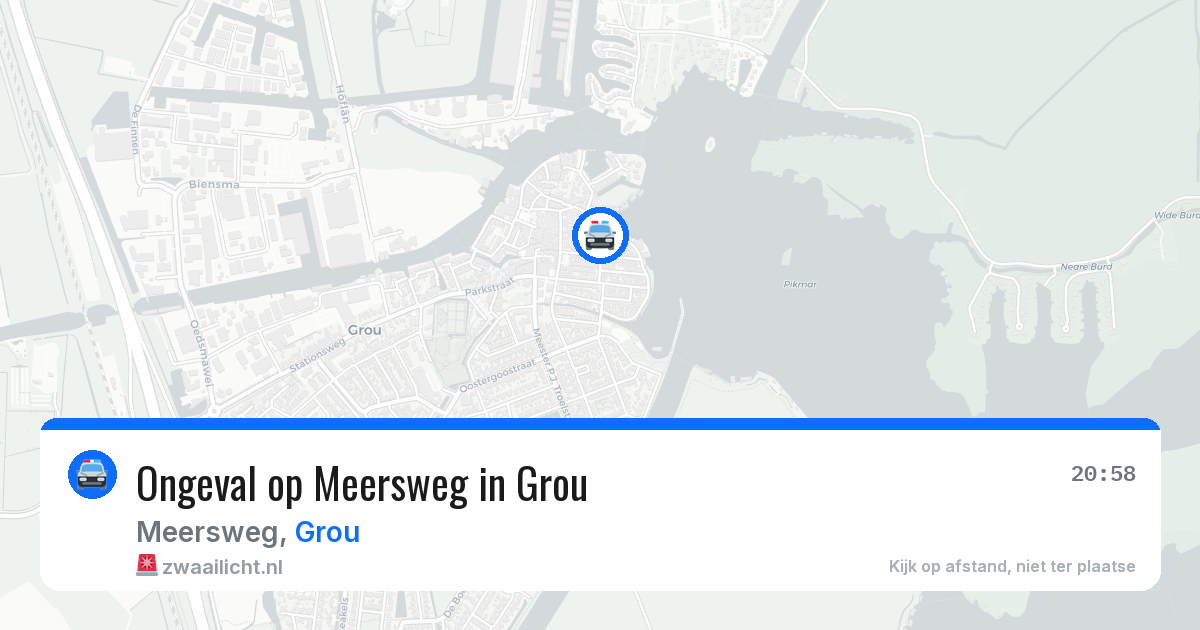 Ongeval op Meersweg in Grou — 19 jun 2026