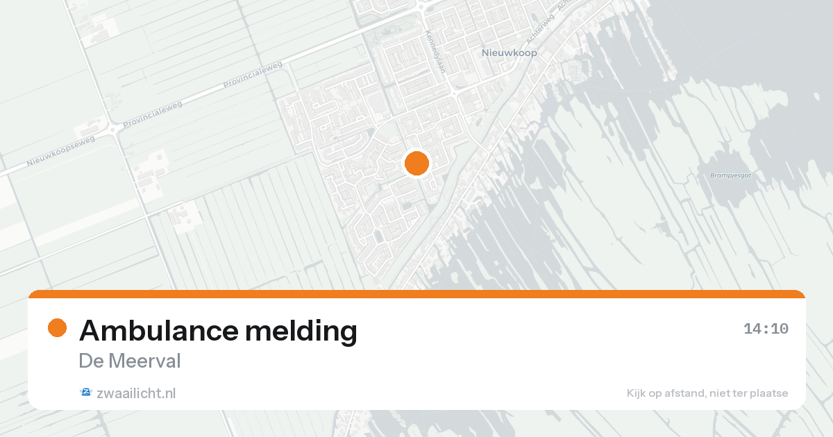 Ambulance melding — 30 jan 2026