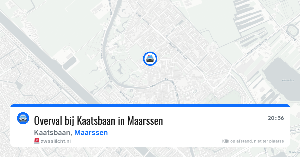 Overval bij Kaatsbaan in Maarssen — 21 jun 2026