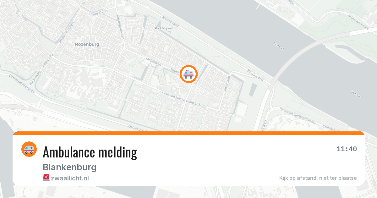Ambulance melding — 5 mei 2026