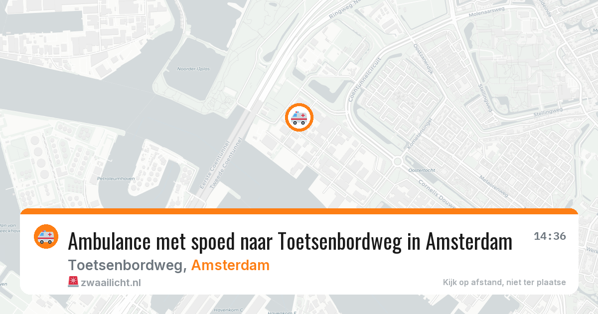 Ambulance met spoed naar Toetsenbordweg in Amsterdam — 21 mei 2026