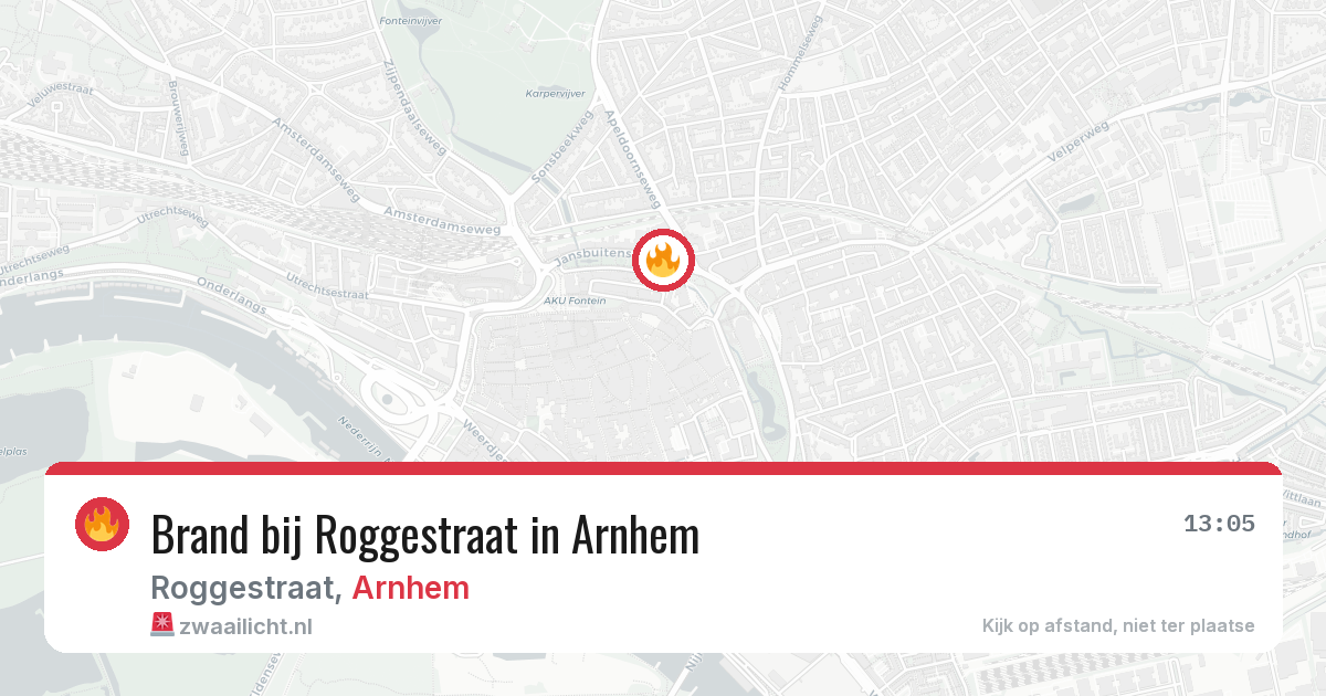 Brand bij Roggestraat in Arnhem — 3 jun 2026