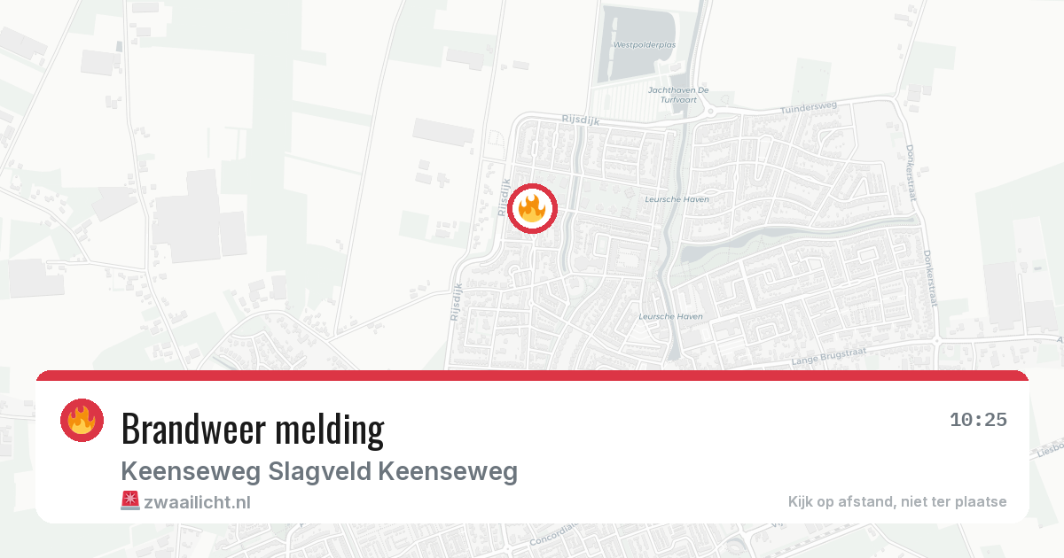 Brandweer melding — 3 feb 2026