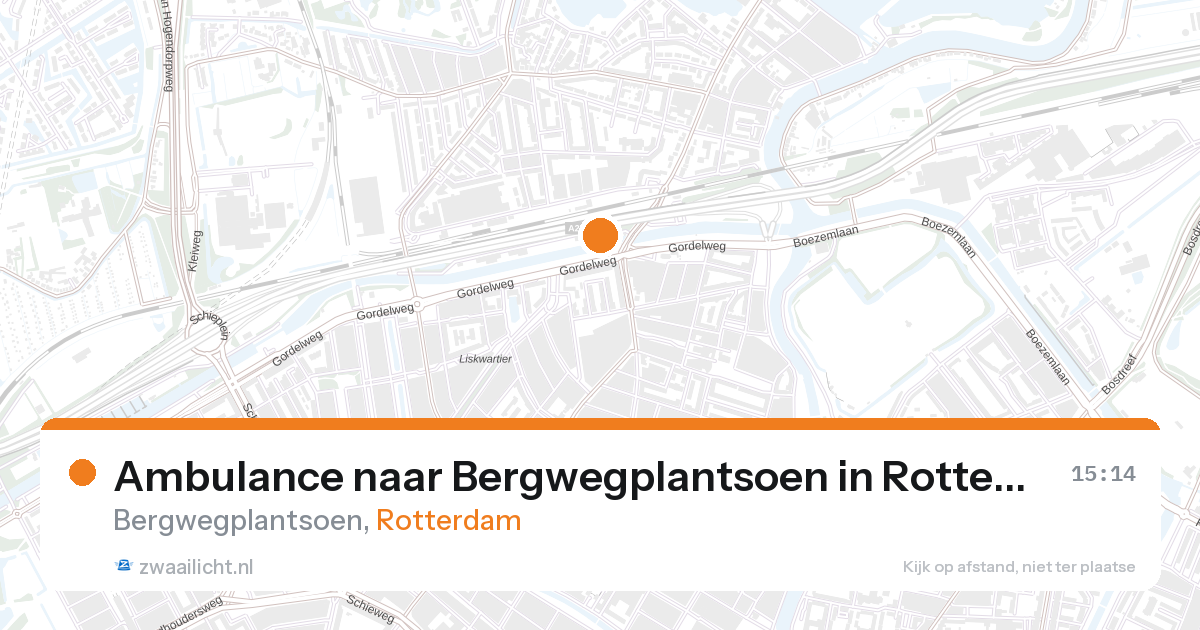 Ambulance naar Bergwegplantsoen in Rotterdam — 28 aug 2026