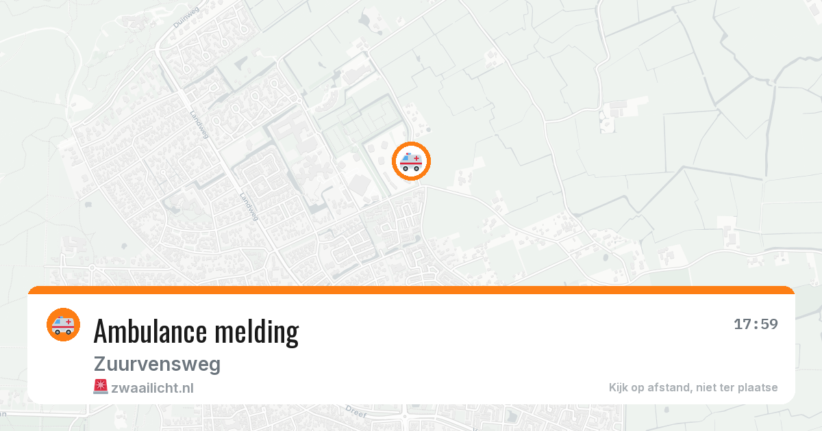 Ambulance melding — 17 jul 2026