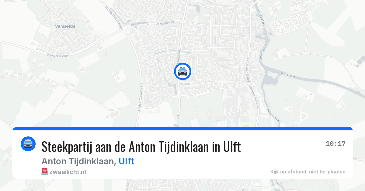 Steekpartij aan de Anton Tijdinklaan in Ulft — 25 jun 2026