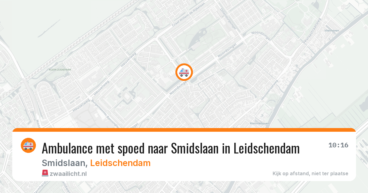 Ambulance met spoed naar Smidslaan in Leidschendam — 12 feb 2026