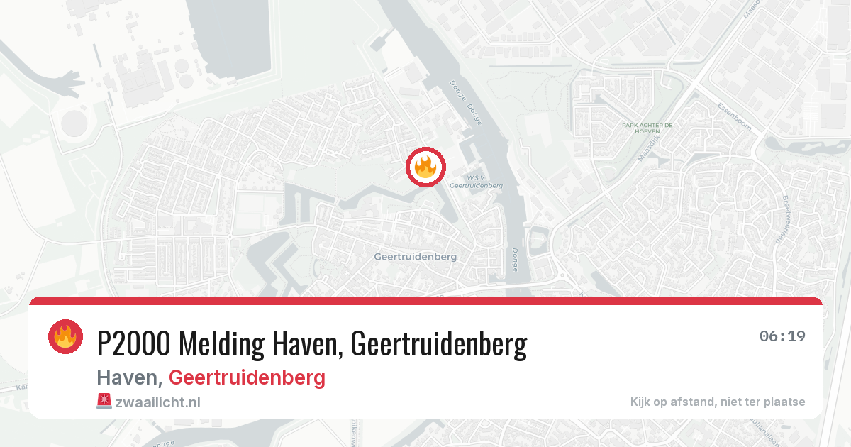 P2000 Melding Haven, Geertruidenberg — 9 feb 2026