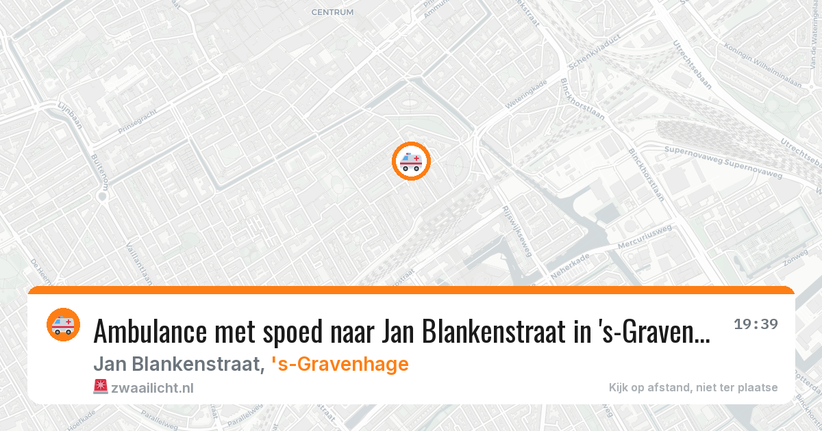 Ambulance met spoed naar Jan Blankenstraat in 's-Gravenhage — 28 jun 2026