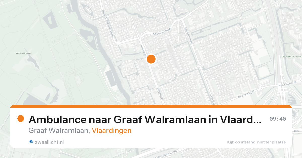 Ambulance naar Graaf Walramlaan in Vlaardingen — 31 jan 2026