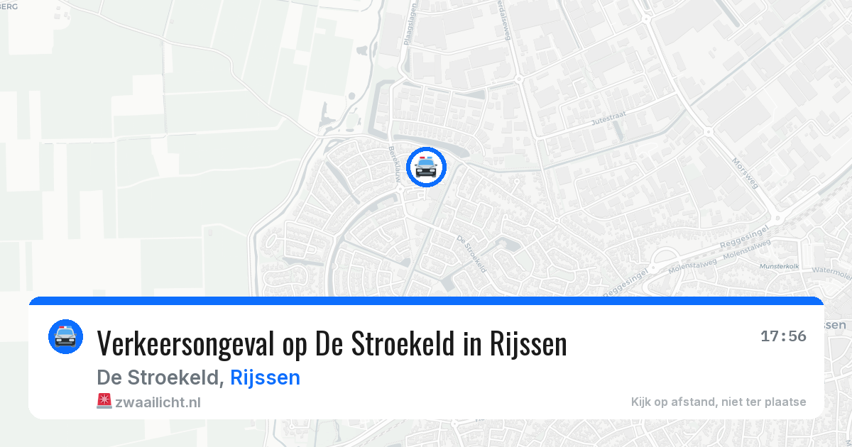 Verkeersongeval op De Stroekeld in Rijssen — 15 jun 2026