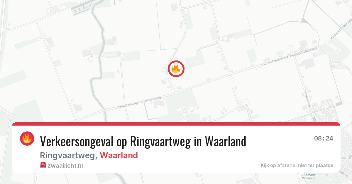 Verkeersongeval op Ringvaartweg in Waarland — 31 jan 2026