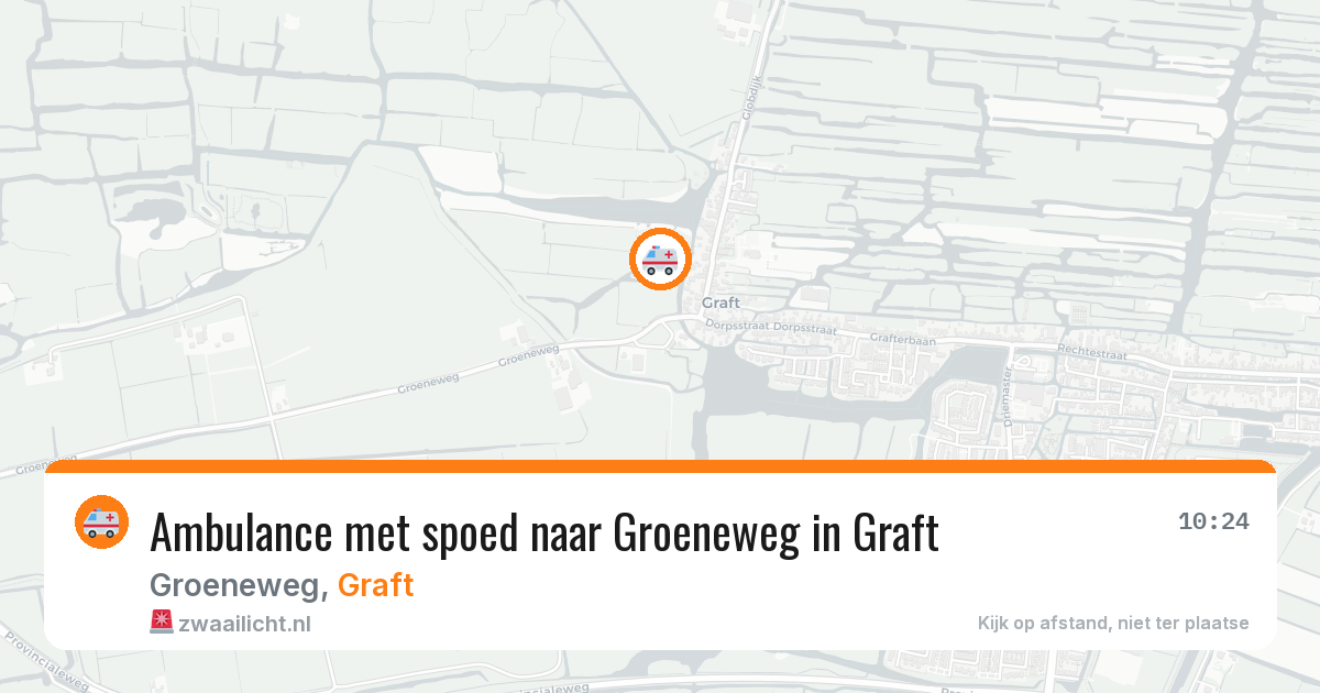 Ambulance met spoed naar Groeneweg in Graft — 12 mei 2026