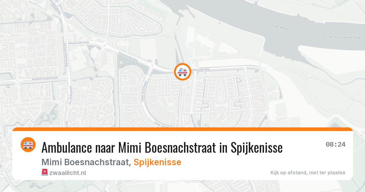 Ambulance naar Mimi Boesnachstraat in Spijkenisse — 14 jun 2026