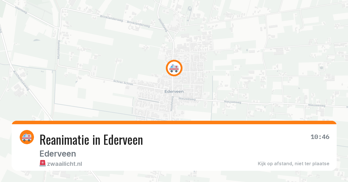 Reanimatie in Ederveen — 5 mrt 2026