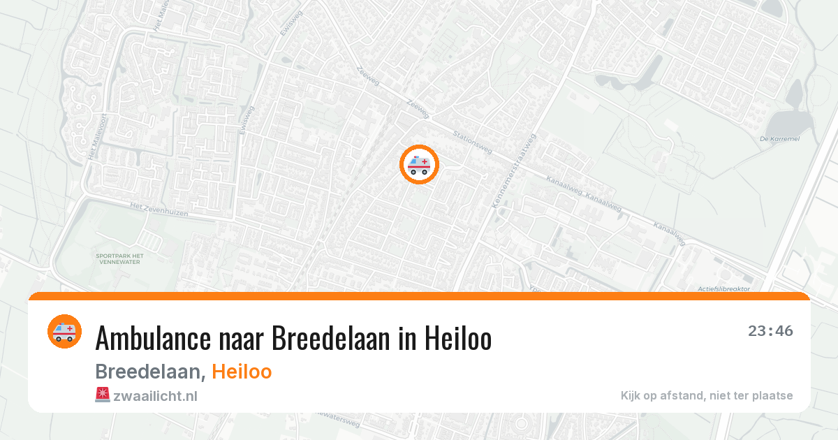 Ambulance naar Breedelaan in Heiloo — 19 mrt 2026