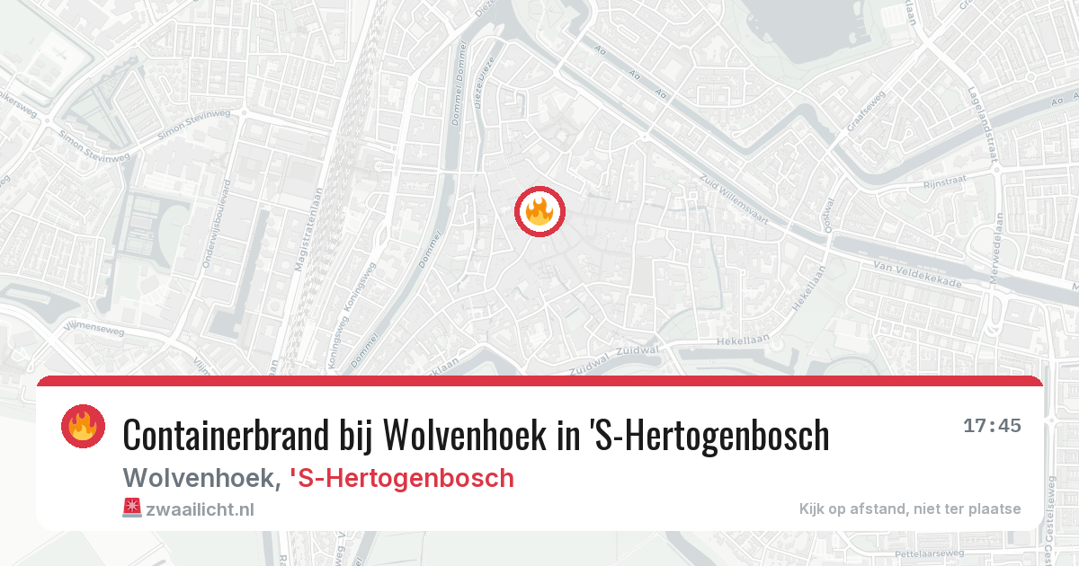 Containerbrand bij Wolvenhoek in 'S-Hertogenbosch — 29 jun 2026