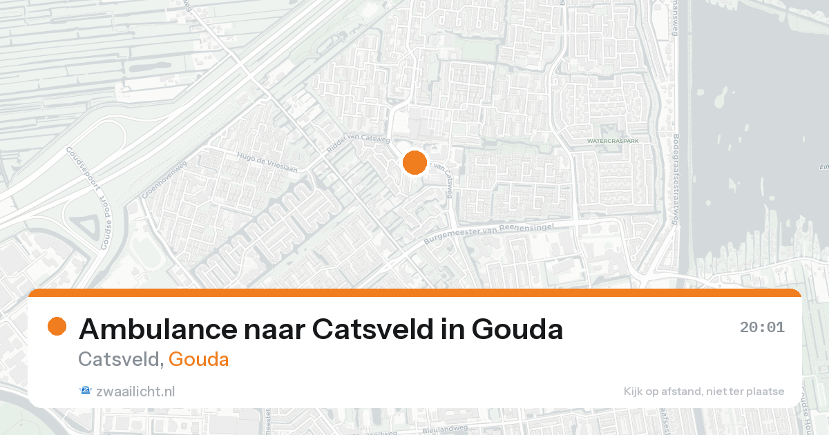 Ambulance naar Catsveld in Gouda — 21 aug 2026