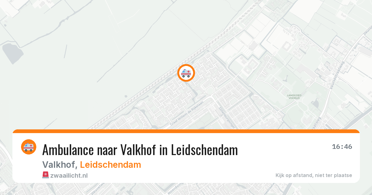 Ambulance naar Valkhof in Leidschendam — 22 feb 2026
