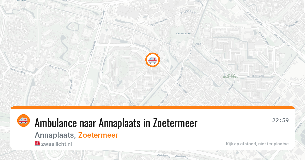 Ambulance naar Annaplaats in Zoetermeer — 28 jun 2026