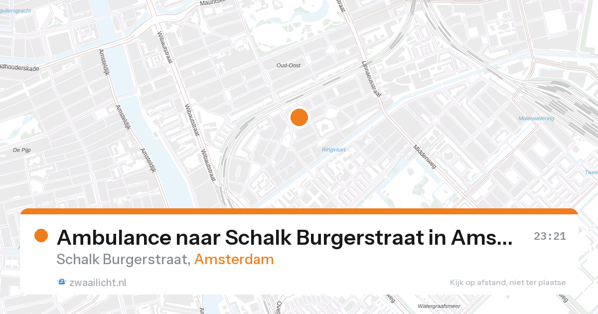 Ambulance naar Schalk Burgerstraat in Amsterdam — 6 feb 2026
