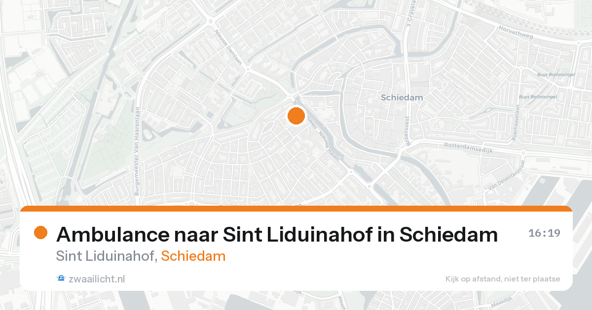 Ambulance naar Sint Liduinahof in Schiedam — 30 jan 2026