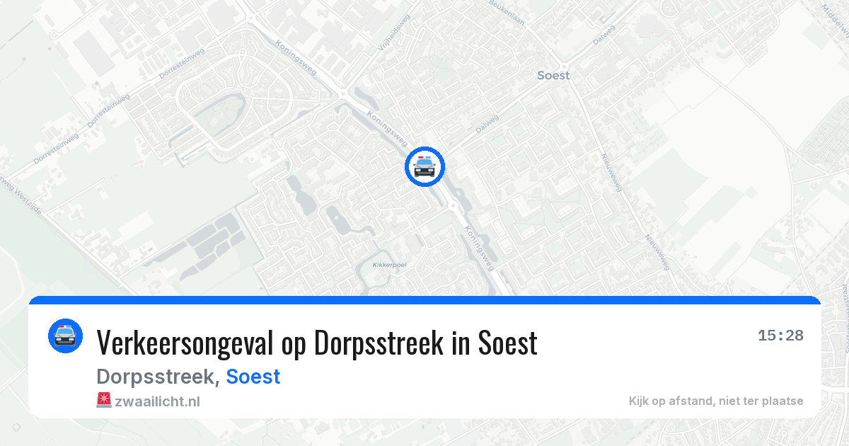 Verkeersongeval op Dorpsstreek in Soest — 12 jun 2026