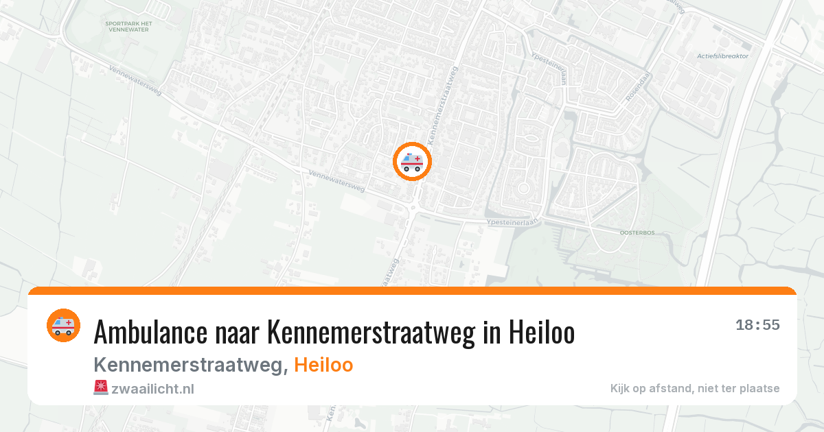 Ambulance naar Kennemerstraatweg in Heiloo — 27 mrt 2026