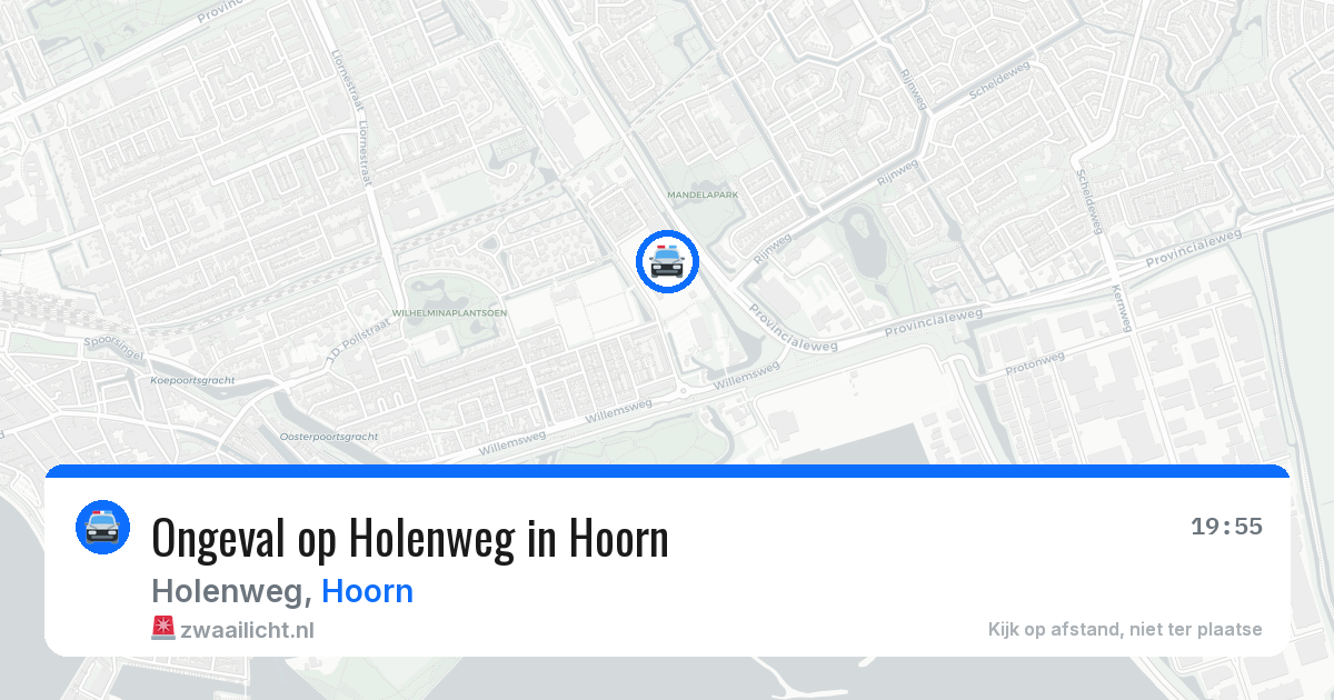 Ongeval op Holenweg in Hoorn — 22 mei 2026