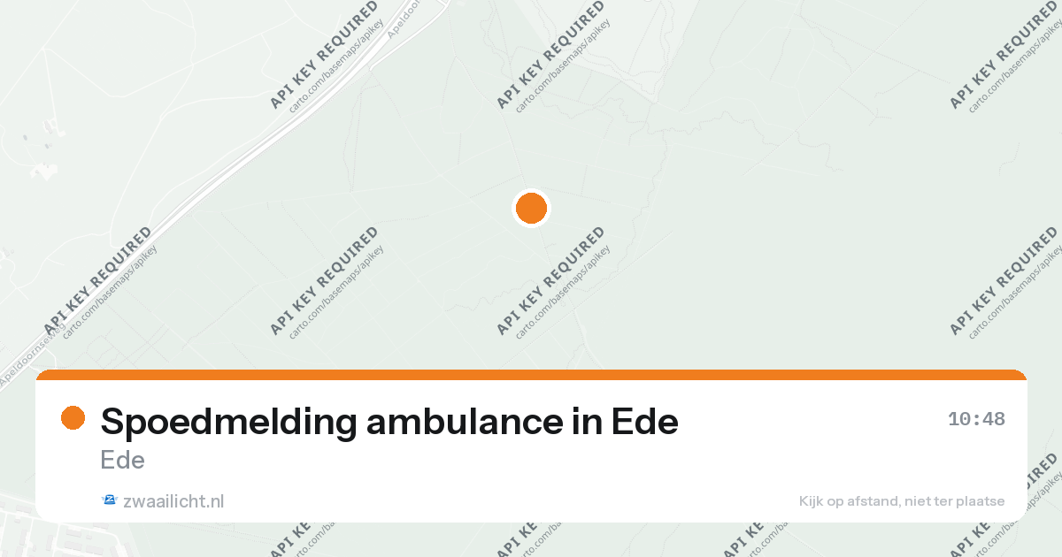 Spoedmelding ambulance in Ede — 26 aug 2026