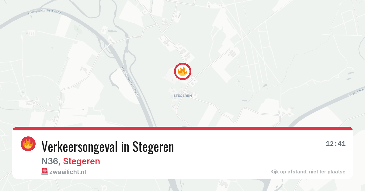 Verkeersongeval in Stegeren — 21 mei 2026