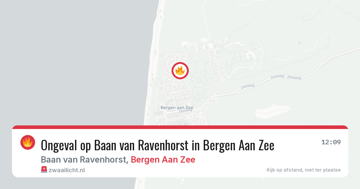 Ongeval op Baan van Ravenhorst in Bergen Aan Zee — 26 jun 2026