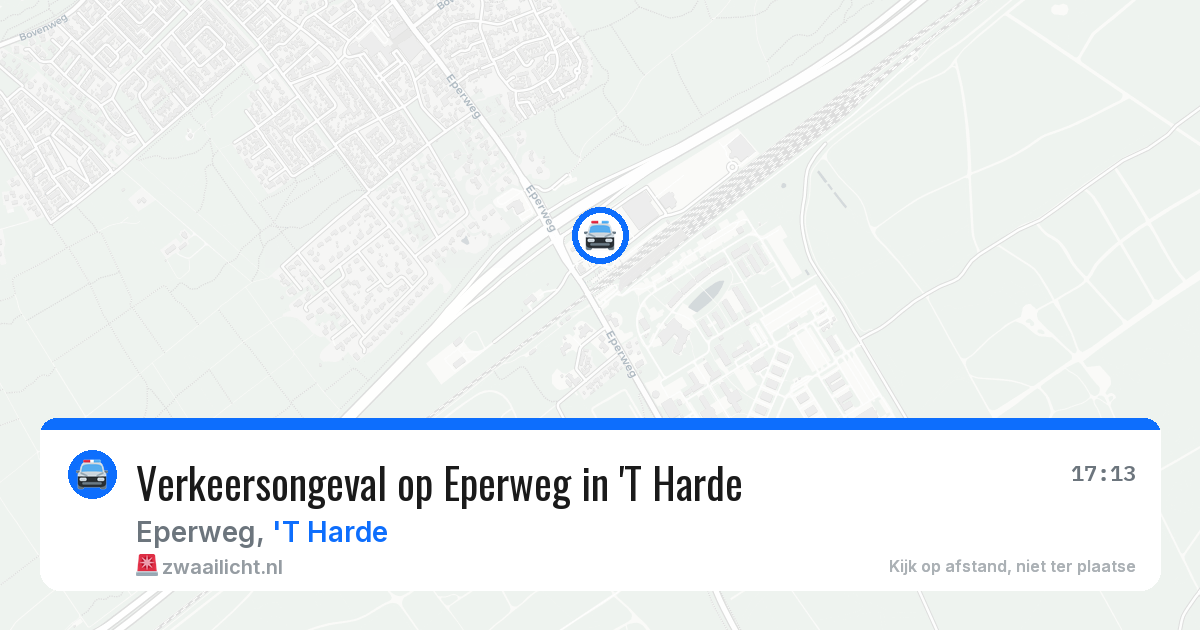 Verkeersongeval op Eperweg in 'T Harde — 6 jul 2026