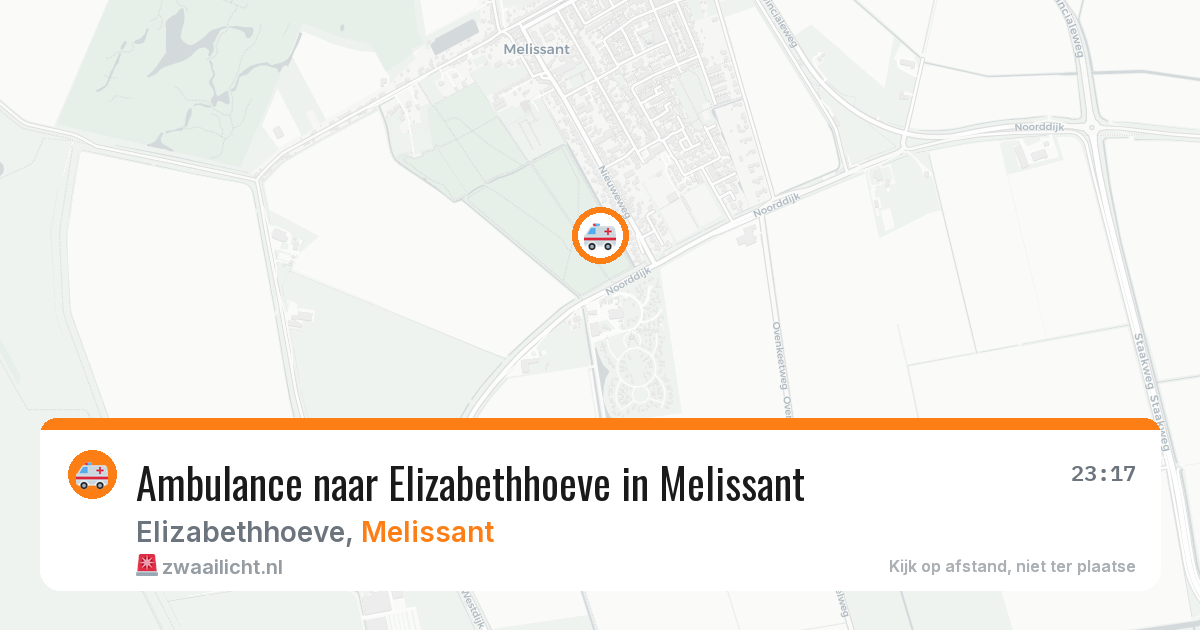 Ambulance naar Elizabethhoeve in Melissant — 2 apr 2026
