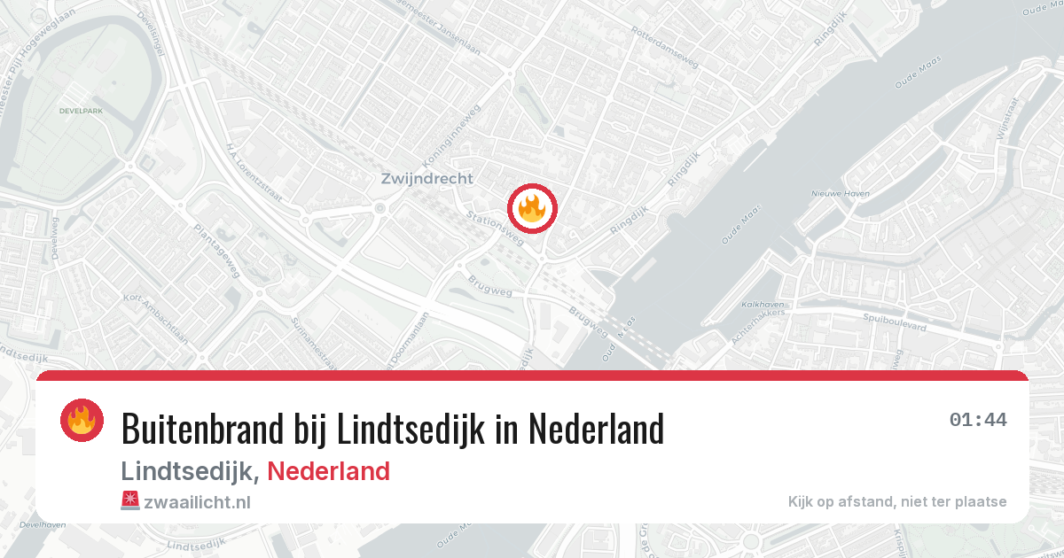Buitenbrand bij Lindtsedijk in Nederland — 5 mei 2026