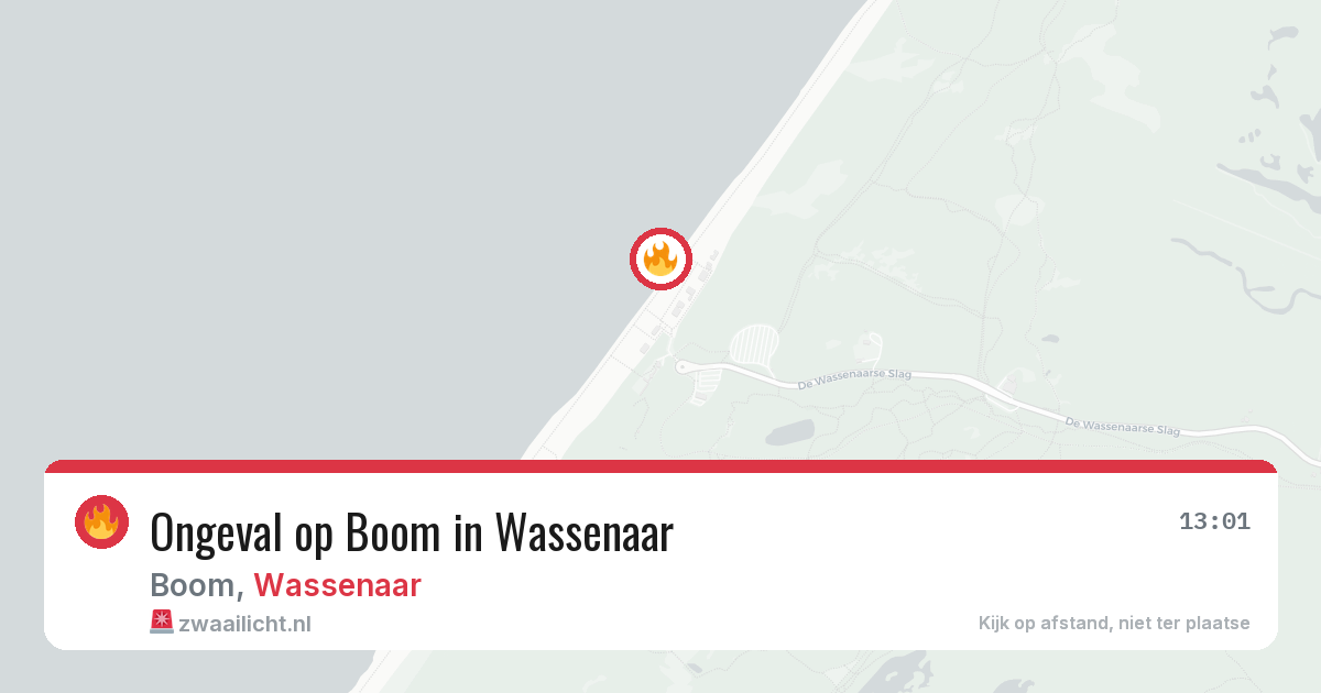 Ongeval op Boom in Wassenaar — 3 jun 2026