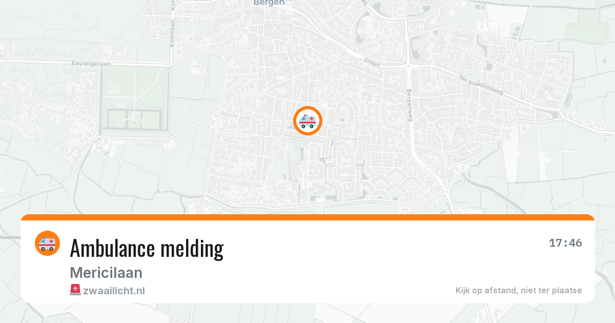 Ambulance melding — 22 jun 2026