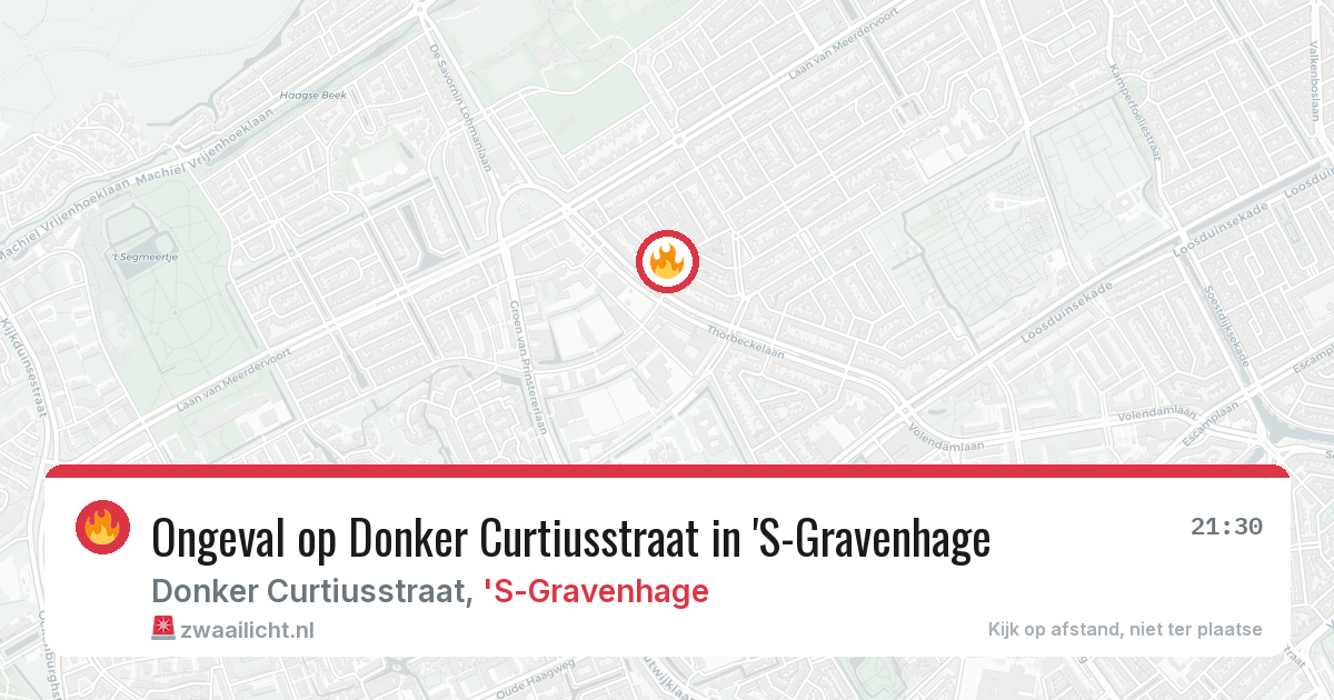 Ongeval op Donker Curtiusstraat in 'S-Gravenhage — 28 mei 2026