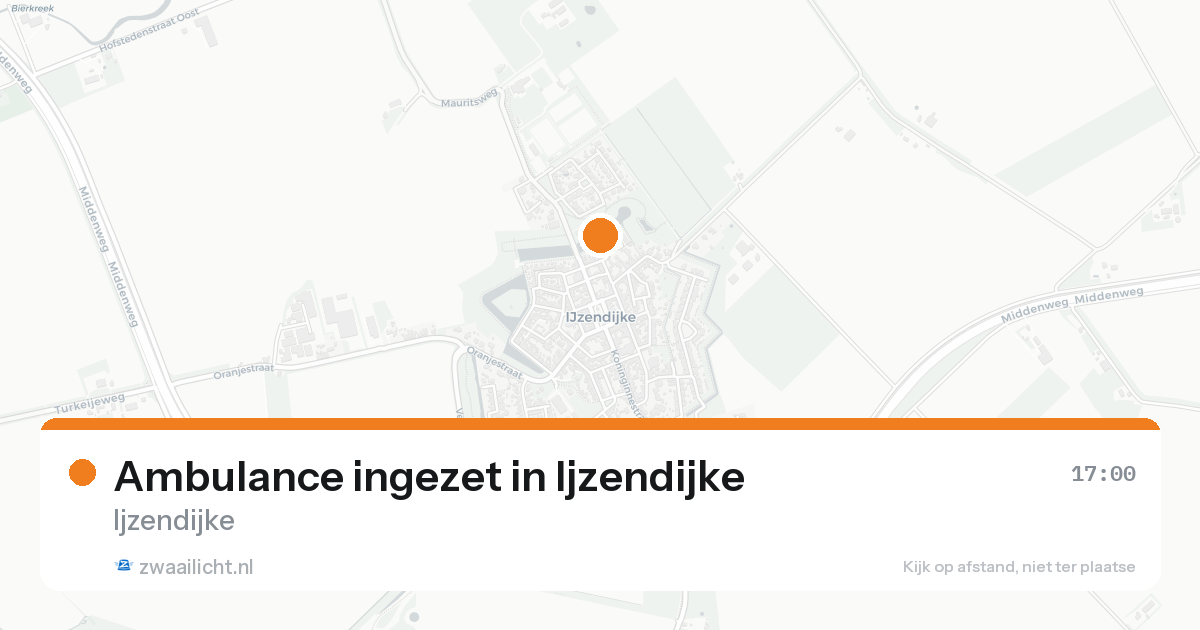 Ambulance ingezet in Ijzendijke — 30 jan 2026