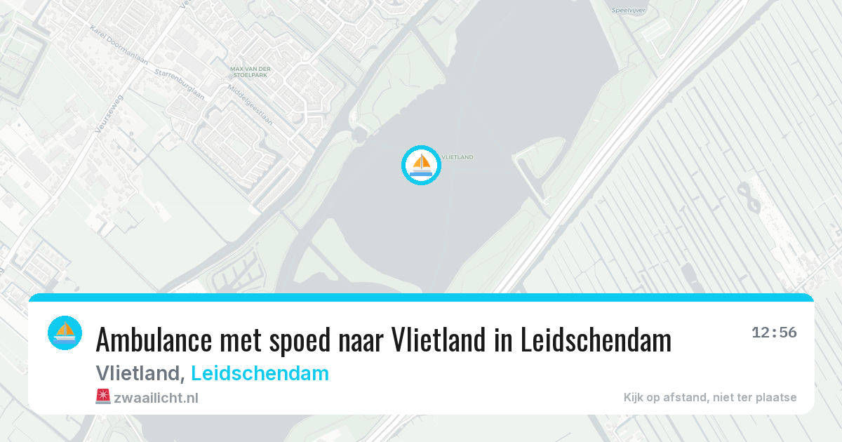 Ambulance met spoed naar Vlietland in Leidschendam — 29 jul 2026