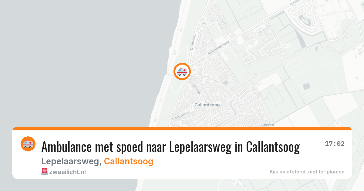 Ambulance met spoed naar Lepelaarsweg in Callantsoog — 13 aug 2026